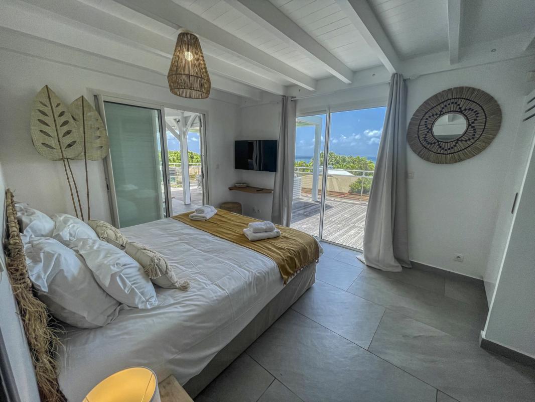 26.Location villa piscine vue mer Sainte Anne Guadeloupe_Chambre 2 Etage